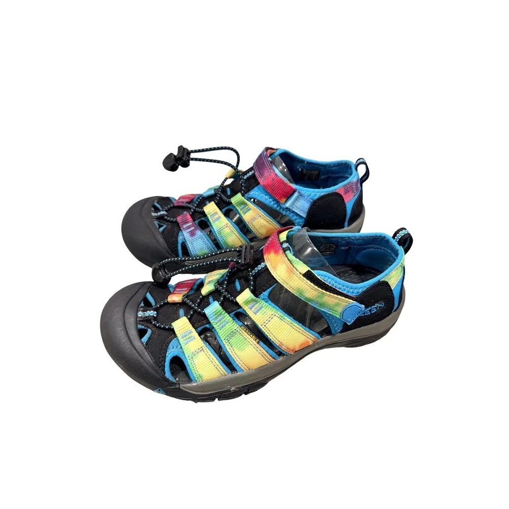 Keen Newport H2 Water‎ Sandals Rainbow Tie Dye Kids Size 5 Youth US